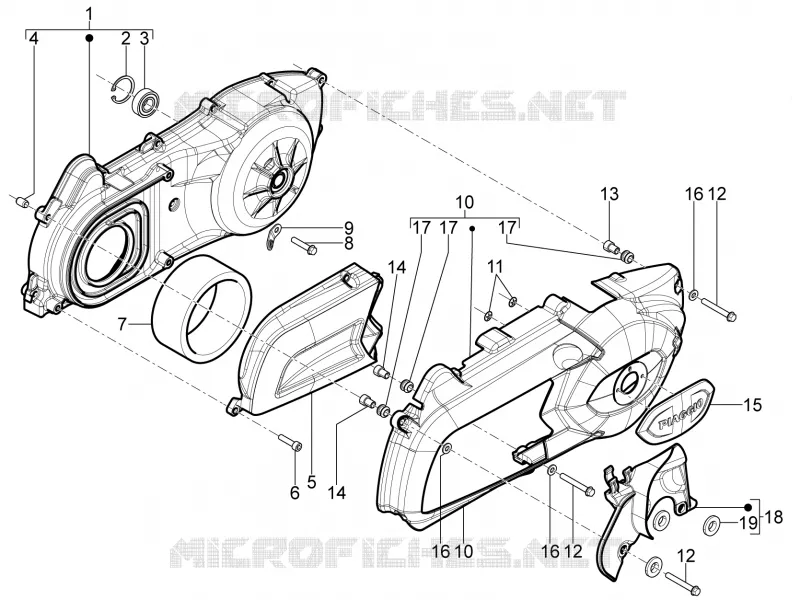 Crankcase cover - Crankcase cooling