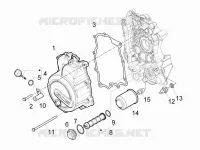 Flywheel magneto cover - Oil filter