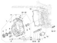 Flywheel magneto cover - Oil filter