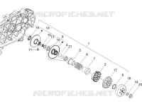 Driven pulley