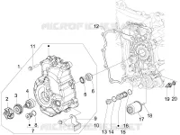 Flywheel magneto cover - Oil filter