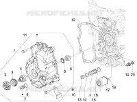 Flywheel magneto cover - Oil filter