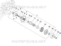 Driven pulley