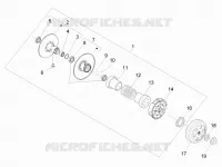 Driven pulley