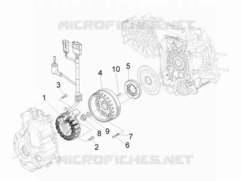 Flywheel magneto