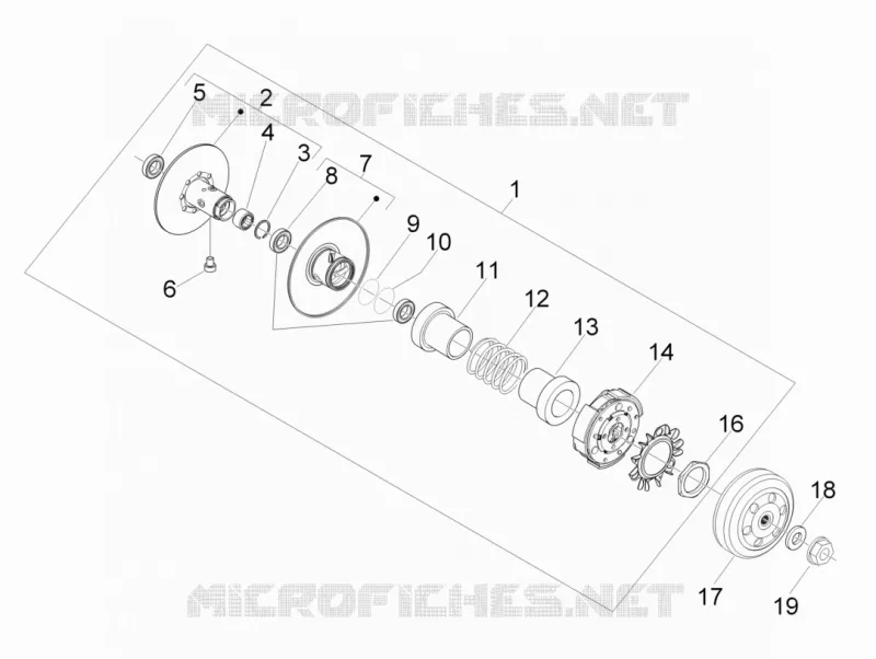 Driven pulley