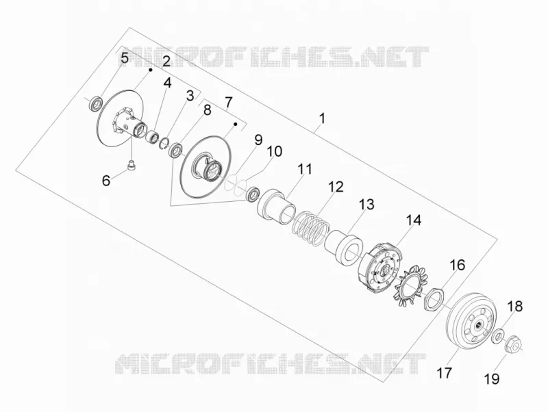 Driven pulley