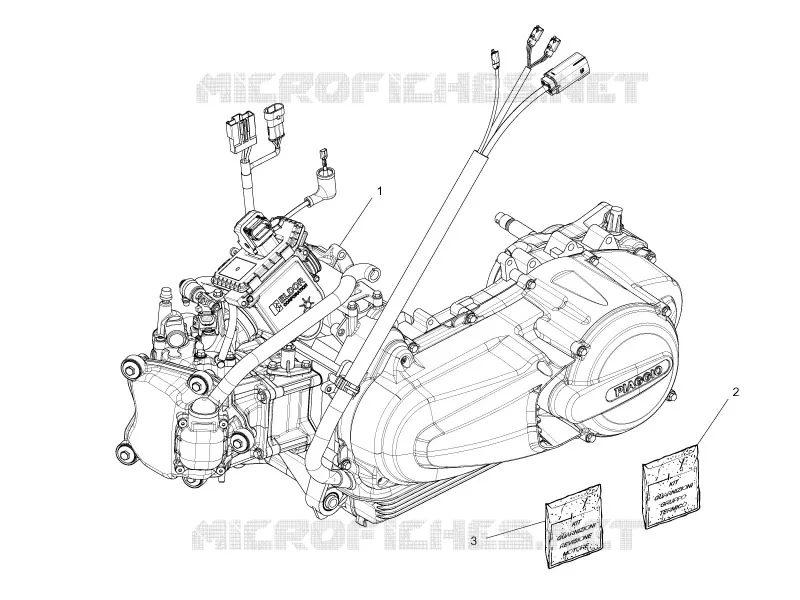 Engine, assembly
