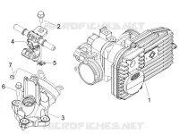 Throttle body - Injector - Union pipe