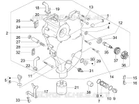 Flywheel magneto cover - Oil filter