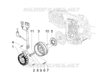 Flywheel magneto