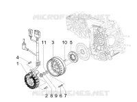 Flywheel magneto