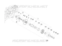 Driven pulley