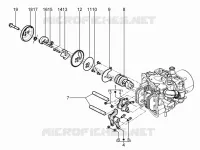 Rocking levers support unit
