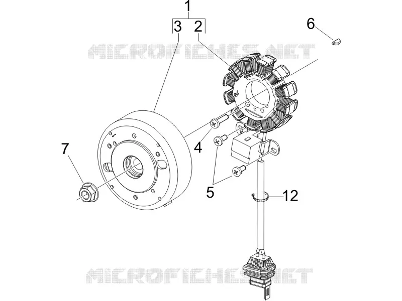 Flywheel magneto