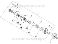 Driven pulley