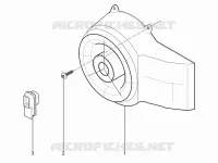 Flywheel magneto cover - Oil filter