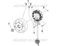 Flywheel magneto