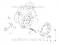 Rear brake - Brake jaw