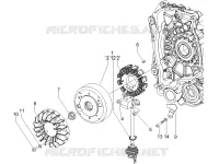 Flywheel magneto