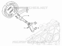 REAR BRAKE - SHOES