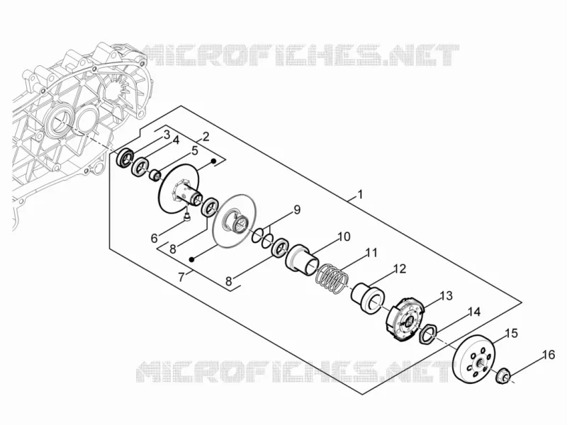 Driven pulley