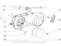 Crankcase cover - Crankcase cooling