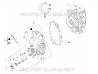 Flywheel magneto cover - Oil filter