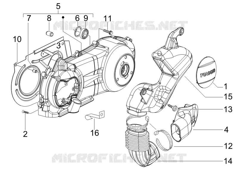 Crankcase cover - Crankcase cooling