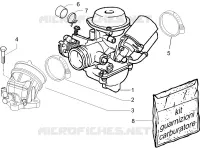 Carburettor, assembly - Union pipe