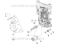 Flywheel magneto cover - Oil filter