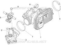 Throttle body - Injector - Union pipe