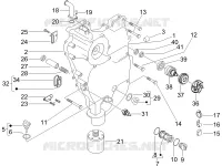 Flywheel magneto cover - Oil filter