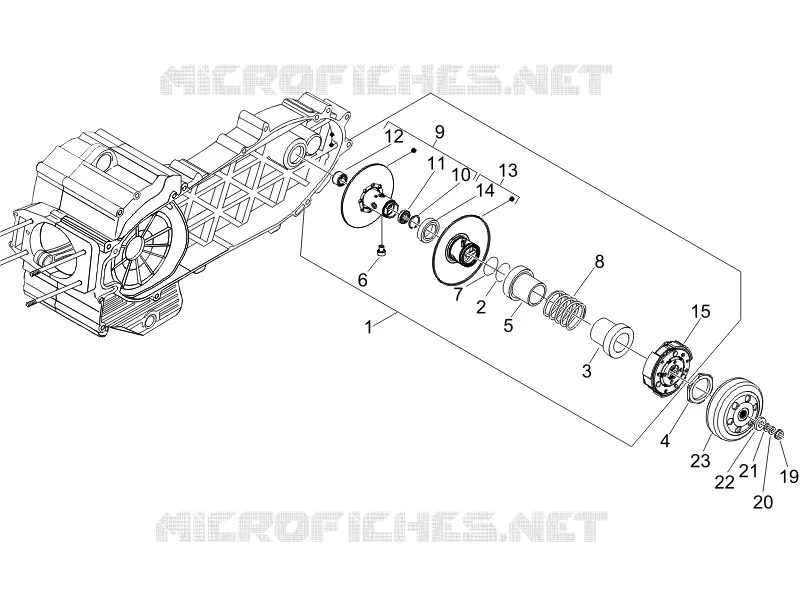 Driven pulley