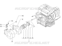 Cylinder-piston-wrist pin unit