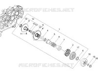Driven pulley