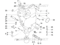 Flywheel magneto cover - Oil filter