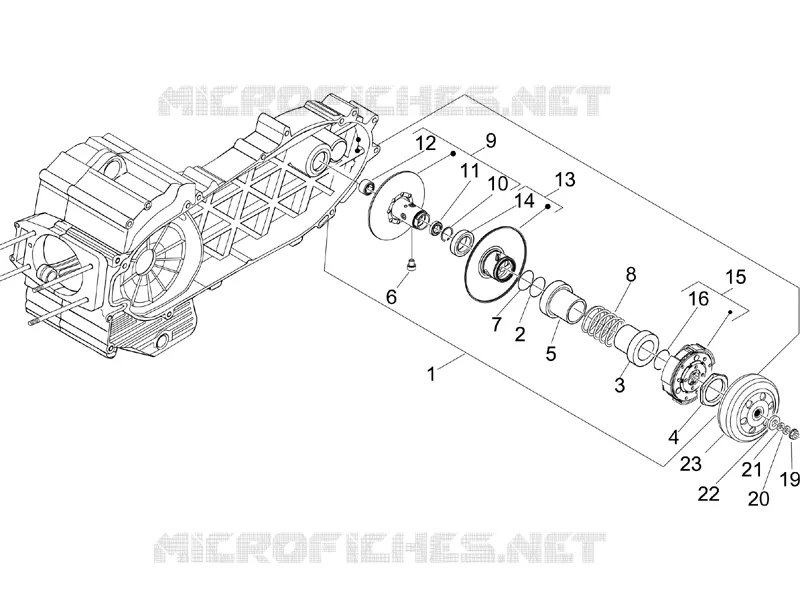 Driven pulley
