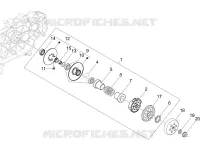 Driven pulley