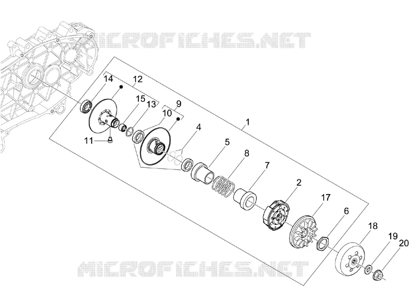 Driven pulley