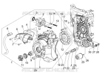 Flywheel magneto cover - Oil filter