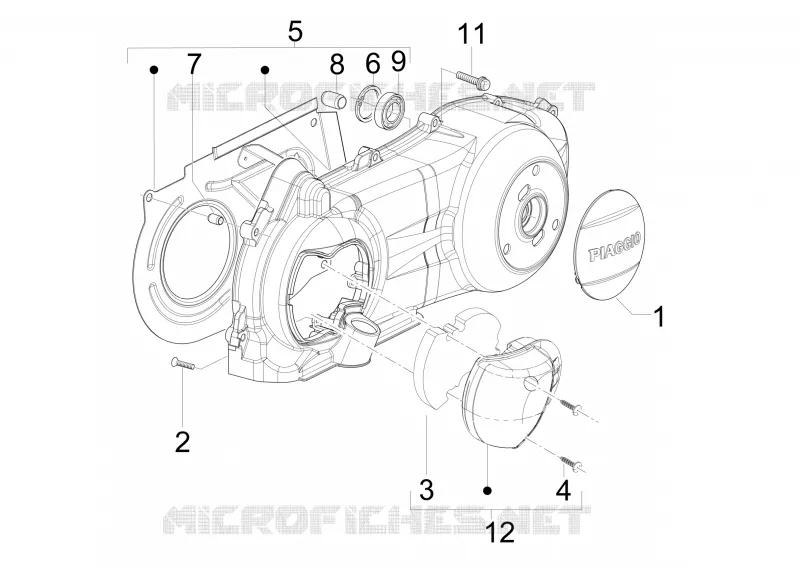 Crankcase cover - Crankcase cooling