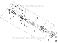 Driven pulley