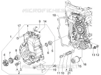 Flywheel magneto cover - Oil filter