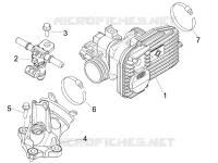 Throttle body - Injector - Union pipe