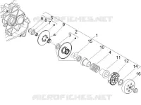 Driven pulley