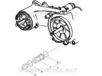 FLYWHEEL COVER - OIL FILTER