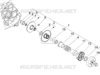 Driven pulley