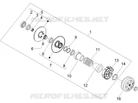 Driven pulley