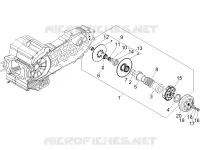 Driven pulley